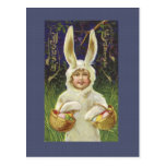 Vintage Osterhasen-Postkarte