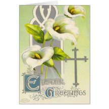 Vintage Ostern-Grüße Karten