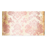 Vintage Pink Damask visitenkarten