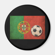Vintage Portugal-Flagge Kühlschrankmagnete