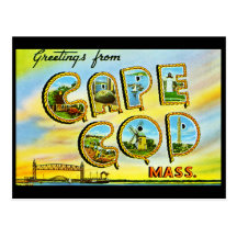 Vintage Postkarte Cape- Codmassachusetts