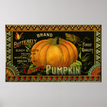 Vintage Produkt-Aufkleber-Kunst; Schmetterlings-Ma Plakatdruck