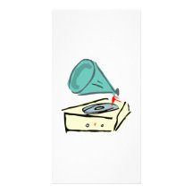 Vintage Record Player Photo Cards