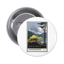 Vintage Reise-Plakat-Anzeigen-Retro Drucke Buttons