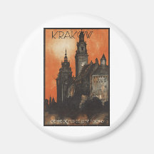 Vintage Reise-Plakat-Anzeigen-Retro Drucke Kühlschrankmagnet