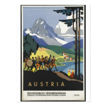 Vintage Reise-Plakat-Anzeigen-Retro Drucke Postkarte