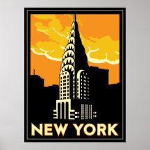 Vintage retro Reise New York Vereinigte Staaten US Posterdruck