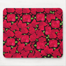 Vintage Rose Romantic Mauspads