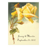 Vintage Rose Save the Date Personalisierte Einladung