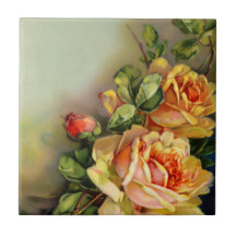 Vintage Rosen-Fliese