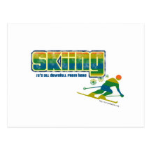 Vintage Ski-Art Postkarten