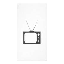 Vintage Television Custom Photo Card