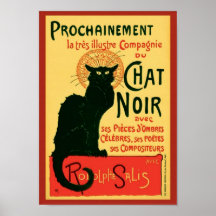 Vintage Tournée du Chat Noir, Theophile Steinlen Plakat