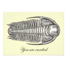 Vintage Trilobite Einladung