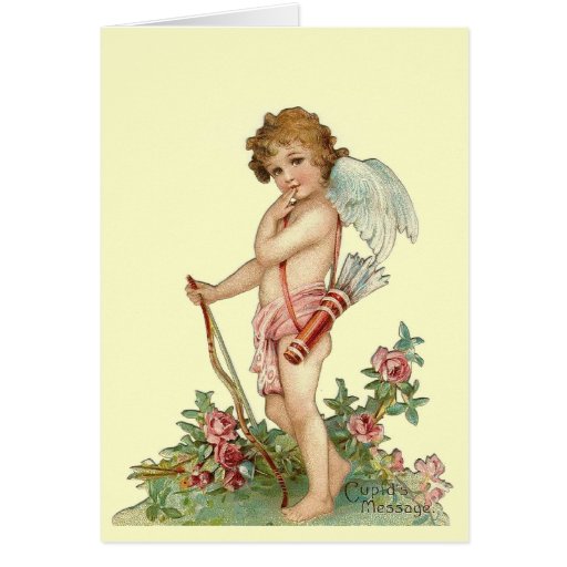 Vintage Valentine-Amor-Karte