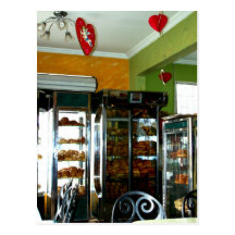 Vintage Valentine-Bäckerei Postkarten