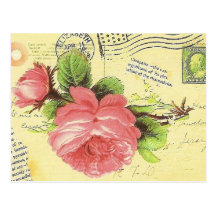 Vintage viktorianische Postkarte
