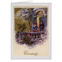 Vintage Weihnachtskarte