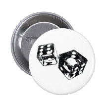 Vintage Würfel Button