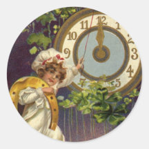 Vintagen neuen Jahres Sticker