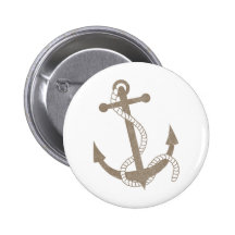 Vintager Anker Anstecknadelbutton