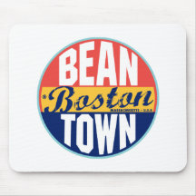 Vintager Aufkleber Bostons Mousepads