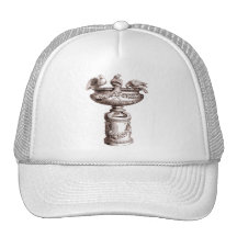 Vintager Birdbath Baseball Caps