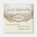 Vintager Blumensammlungs-Save the Date Magnet Kühlschrankmagnete