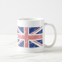 Vintager BRITISCHER Flaggen-Becher Teehaferl