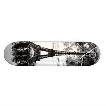Vintager Eiffel-Turm Paris 2 Personalisiertes Skateboard