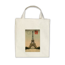 Vintager Eiffel-Turm Tasche