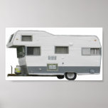 Vintager eingemachter Schinken-Reise-Anhänger Plakatdrucke