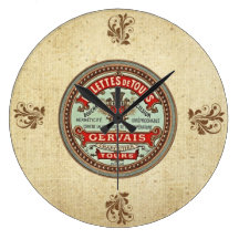 Vintager French Rillettes De Tours Clock Uhren