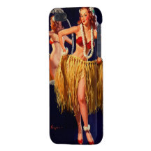 Vintager Gil Elvgren Hula hawaiischer Pin HERAUF M iPhone 5 Hülle