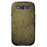 Vintager Golddamast-Samsungs-Galaxie-Kasten