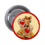 Vintager Herz-Schatz Anstecknadelbutton
