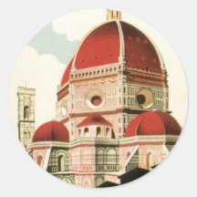 Vintager KircheDuomo Reise-Florenz Firenze Italien Sticker
