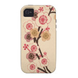 Vintager Kirschblüten-Baum Case-Mate-Fall Case-Mate iPhone 4 Cover