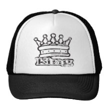 Vintager König Baseball Caps
