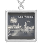 Vintager Las- Vegasstreifen/im Stadtzentrum gelege Personalisierter Schmuck