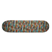 Vintager Lizenz-TellerSkateboard Personalisierte Skateboarddecks