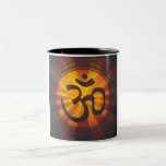 Vintager OM-Symbol-Druck Tassen