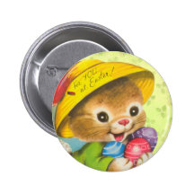 Vintager Osterhase Anstecknadel
