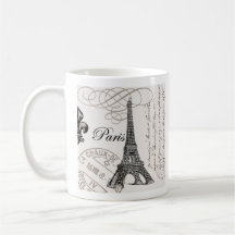 Vintager Paris… Becher Tasse