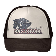 Vintager Retro Baseball-Gang durch Mudge Studios Baseball Cap