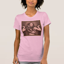 Vintager Retro Frauensideshow-Schlangen-Charmeur Shirts