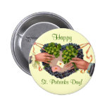 Vintager St Patrick TagesPin Button
