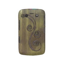 Vintager Strudel steampunk Metall des Imitats Case-Mate Blackberry Hülle