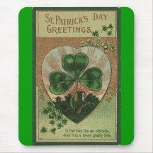 Vintager Tag St. Patricks Mauspads