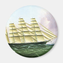 Vintager Transport in Meer, Scherer-Schiff Magnete
